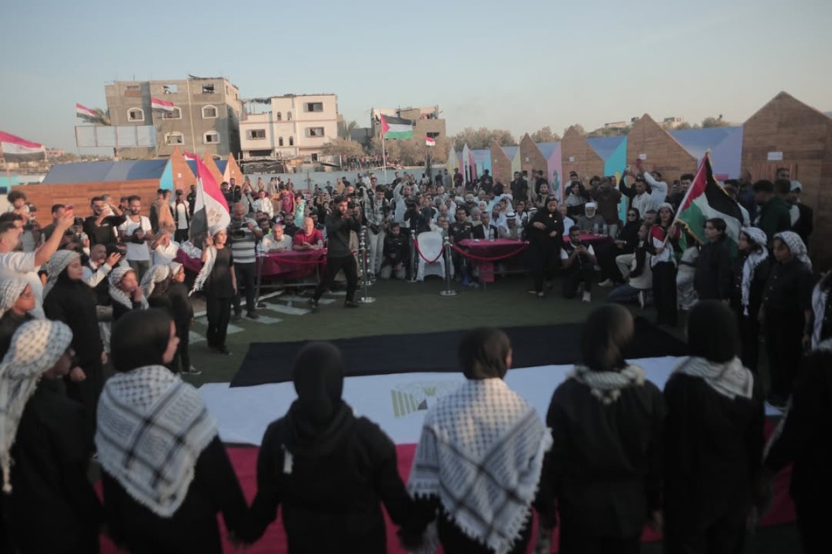 The Egyptian Committee Establishes “Camp No. 8” for Orphans and Widows in Gaza