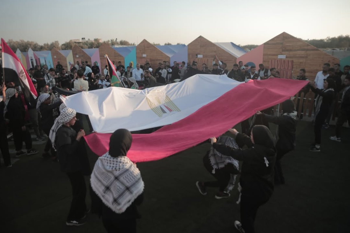 The Egyptian Committee Establishes “Camp No. 8” for Orphans and Widows in Gaza