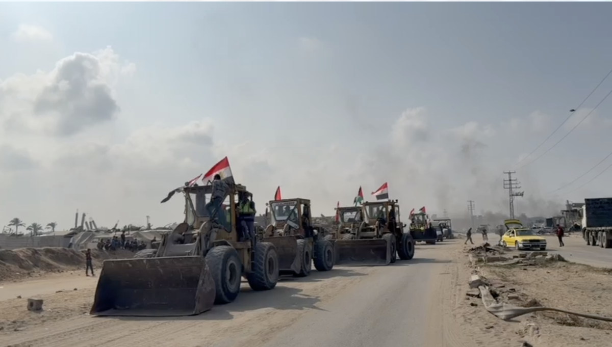 Egyptian Committee Begins Excavation in Netzarim for Gaza’s Largest Shelter Camp