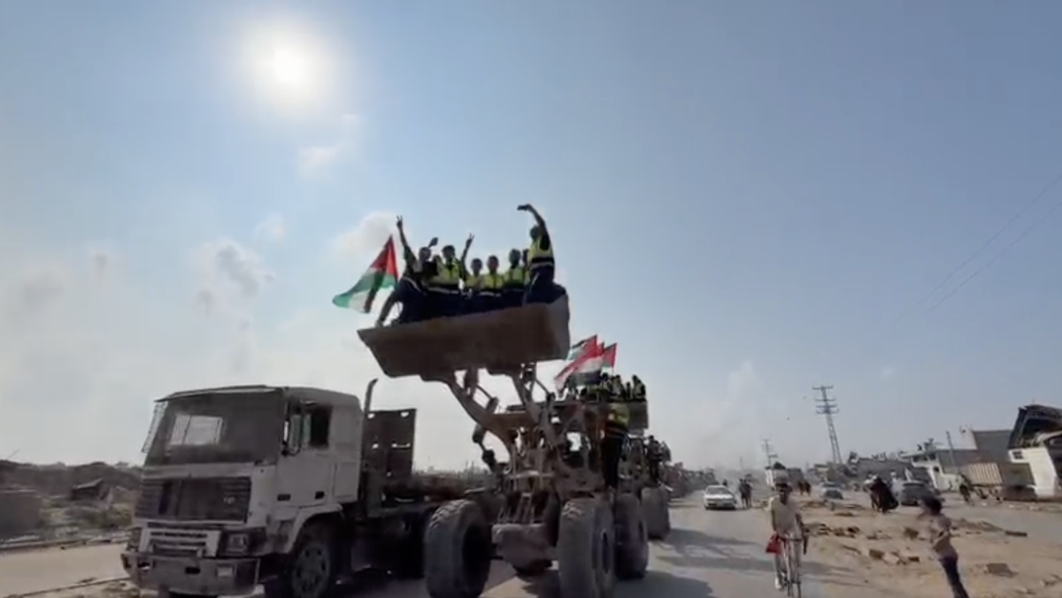 Egyptian Committee Begins Excavation in Netzarim for Gaza’s Largest Shelter Camp