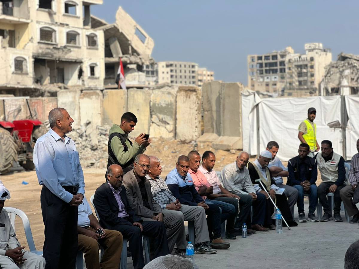 Egyptian Committee Meets Gaza’s Heads of Families to Coordinate Aid Distribution under ‘Heart Beyond Borders’ Campaign