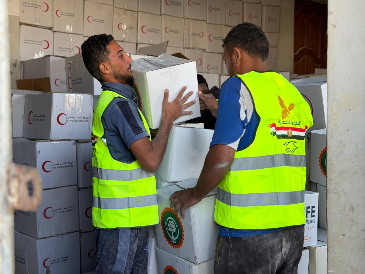 اللجنة المصرية تطلق المرحلة الثانية من حملة "قلوب تتخطى الحدود" في خان يونس