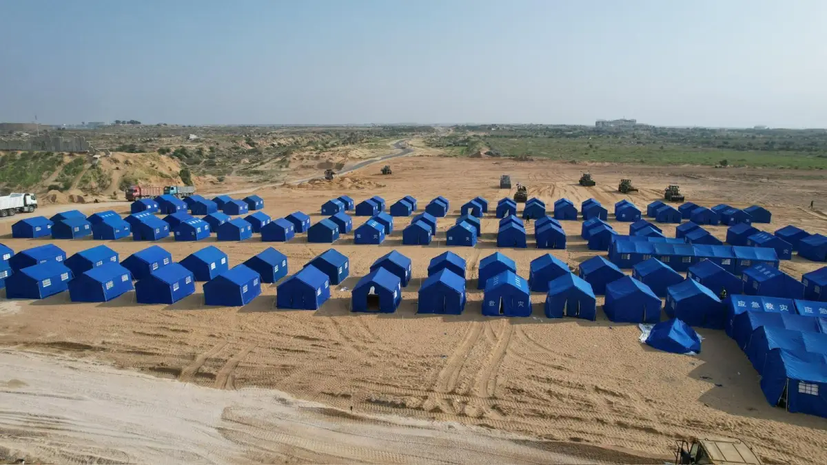 Egyptian Committee Continues Preparations of the Netzarim Camp to Accommodate Affected Families