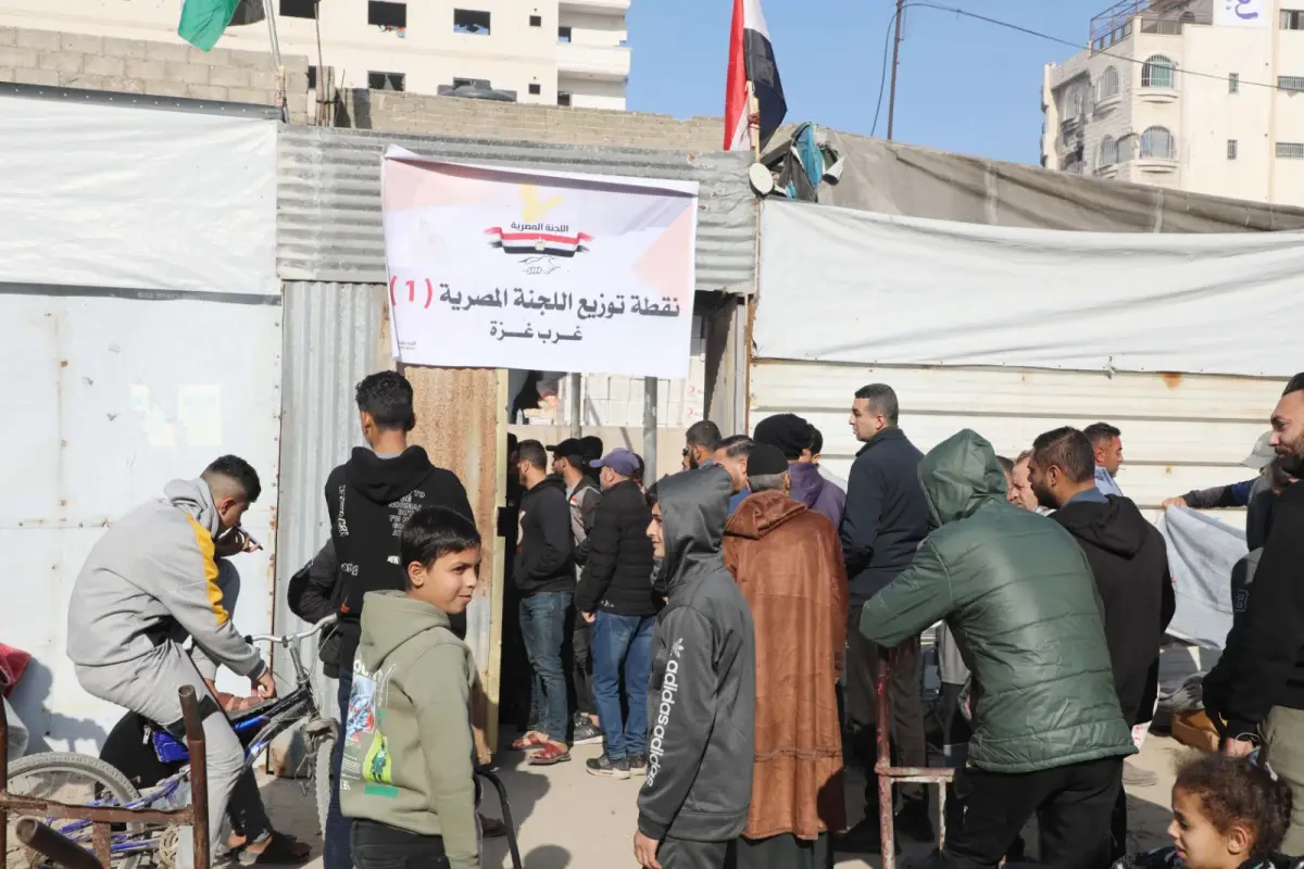 اللجنة المصرية في تدخل إنساني غير مسبوق يستهدف جميع السكان دون استثناء