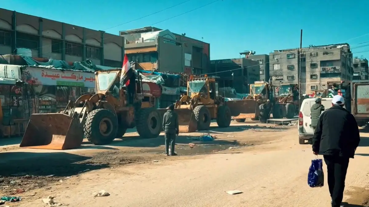 جهود اللجنة المصرية مع المنخفض الأخير