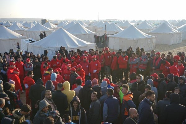 The Egyptian Committee Builds Integrated Camps to Shelter Displaced Families Inside the Gaza Strip