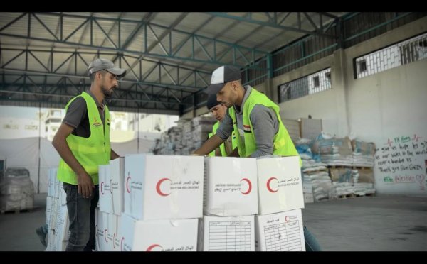 The Egyptian Committee Distributes Over 500,000 Food Baskets in Gaza to Support Affected Families