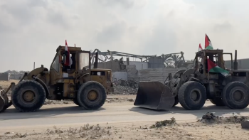 Egyptian Committee Begins Excavation in Netzarim for Gaza’s Largest Shelter Camp